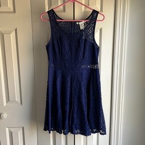 Navy American Rag lace dress